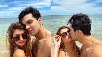 Luan Santana aparece em praia de Miami com noiva - Foto: Reprodução / Instagram