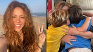 Após pedido de prisão, Shakira surge coladinha com os filhos em foto encantadora - Reprodução/Instagram