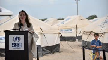 Atriz Angelina Jolie fazia parte da agência de refugiados da Organização das Nações Unidas - Foto: Getty Images