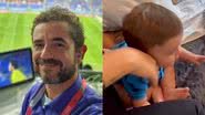 No Catar, Felipe Andreoli lamenta saudade do filho caçula - Reprodução/Instagram