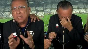 Galvão Bueno se emociona com despedida das transmissões da Copa do Mundo - Foto: Reprodução / Globo