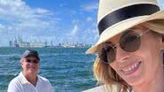 Ana Furtado e Boninho estão curtindo viagem para Miami - Reprodução: Instagram