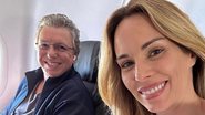 Boninho e Ana Furtado não revelaram o destino da viagem - Reprodução: Instagram