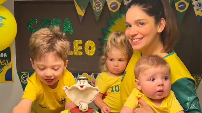 Sabrina Petraglia celebra o sétimo mês do filho, Léo - Reprodução/Instagram