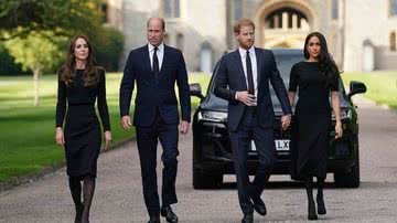 Príncipe William e Kate Middleton não pretendem se encontrar com Príncipe Harry e Meghan Markle - Foto: Getty Images