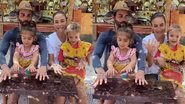 Ivete Sangalo e sua família se diverte em meio a abelhas - Reprodução/Instagram