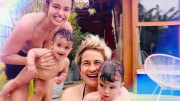 Nanda Costa encanta ao mostrar momento de diversão com as filhas: "Pool party na laje" - Reprodução/Instagram