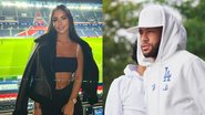 Victoria Ruiz, apontada como novo affair do jogador Neymar Jr. assiste ao jogo do PSG no Parc des Princes - Foto: Reprodução / Instagram