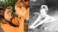 Fernanda Souza mostra clique romântico feito pela namorada na cachoeira - Foto/Instagram