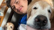 Francisco Vitti lamenta morte de companheiro canino, Simba, em texto emocionante - Foto/Instagram