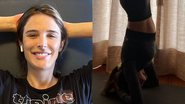 Rafa Brites surge de ponta-cabeça ao fazer yoga - Reprodução/Instagram