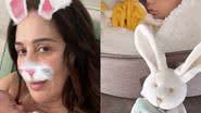 Claudia Raia exibe detalhes da primeira páscoa do filho caçula, Luca - Reprodução/Instagram