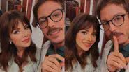 Sandy e Fábio Porchat nos bastidores do filme 'Evidências do Amor' - Foto: Reprodução / Instagram