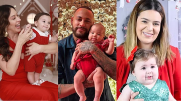 Claudia Raia, Neymar e Viih Tube passaram primeiro Natal com novos herdeiros - Reprodução/Instagram