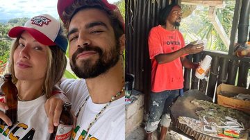 Caio Castro e namorada mostraram detalhes da antiga casa de Bob Marley - Reprodução/Instagram