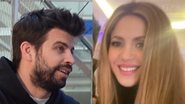 Em entrevista, o ex-jogador de futebol Gerard Piqué mencionou sua ex-esposa Shakira de forma tranquila - Foto: Reprodução / TikTok / Instagram
