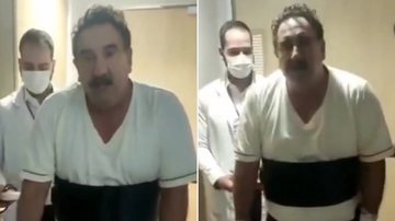 Ratinho mostra novo vídeo no hospital - Foto: Reprodução / Instagram