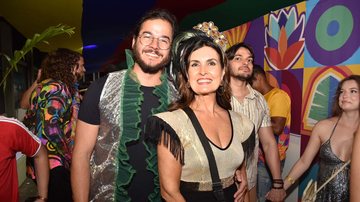 Fátima Bernardes curte o carnaval com o namorado, Túlio Gadêlha - Foto: Felipe Souto Maior / AgNews