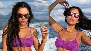 Daniela Albuquerque arrancou suspiros durante passeio de barco - Foto: Reprodução/Instagram