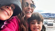 Juliana Pes exibiu um momento especial que viveu ao lado de seus dois filhos, Pedro e Antônio - Foto: Reprodução/Instagram