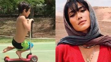 Apresentadora e atriz Danni Suzuki celebra 12 anos de Kauai, filho único, fruto de seu relacionamento com Fábio Novaes - Foto: Reprodução / Instagram