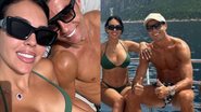 Jogador português Cristiano Ronaldo e modelo Georgina Rodríguez curtem passeio de barco com a família - Foto: Reprodução / Instagram