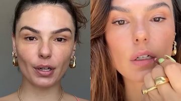 Isis Valverde divide opiniões ao ensinar maquiagem em vídeo - Reprodução/Instagram