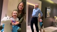 Roberto Justus se diverte com as filhas na mansão da família - Foto: Reprodução/Instagram