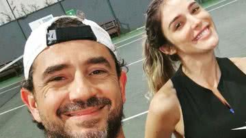 Felipe Andreoli mostra que Rafa Brites voltou a jogar tênis - Reprodução/Instagram