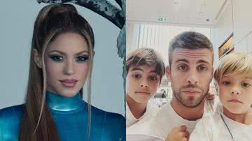 Gerard Piqué não teria ficado sabendo de participação dos filhos em projeto de Shakira - Foto: reprodução/Instagram