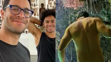 Rainer Cadete posa totalmente nu e recebe bronca do filho - Reprodução/Instagram