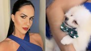 Graciele Lacerda arremata um cachorro em leilão - Foto: Reprodução / Instagram