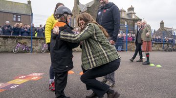 Kate Middleton socorreu um menino que caiu de sua bicicleta - Foto: Getty Images