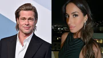 Brad Pitt e Ines de Ramon - Foto: Getty Images; Reprodução / Instagram