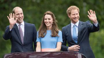 Príncipe William, Kate Middleton e Príncipe Harry - Foto: Getty Images