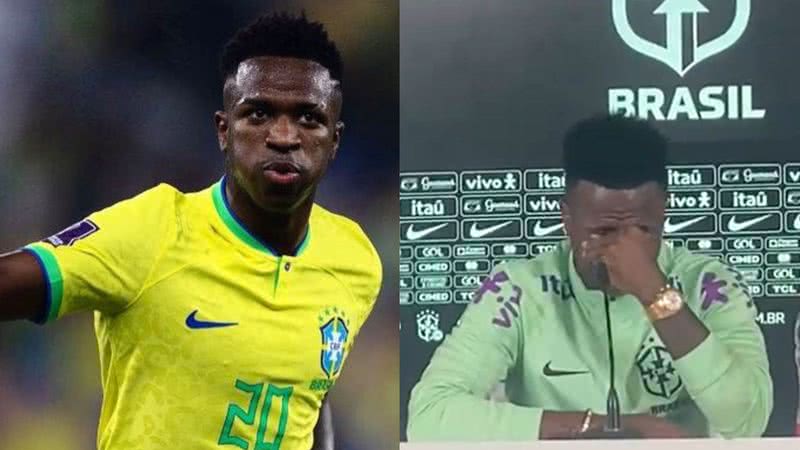 Vinicius Jr se emociona ao falar sobre racismo no futebol - Foto: Reprodução / Instagram / X