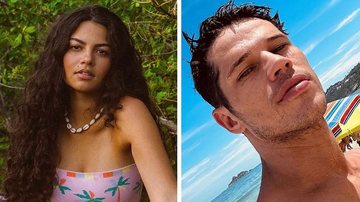 Montagem de fotos de Larissa Bocchino e José Loreto protagonistas de No Rancho Fundo - Reprodução/Instagram