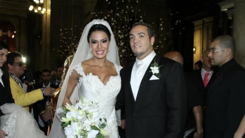 Cerimônia de casamento de Gracyanne Barbosa e Belo em 2012 - Foto: Roberto Filho, Felipe Assumpção e Alex Palarea / AgNews
