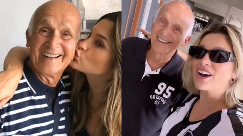 Flávia Alessandra comemora aniversário do pai - Reprodução/Instagram