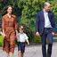 Príncipe George, Kate Middleton, príncipe Louis, príncipe William e princesa Charlotte