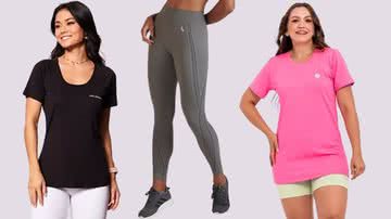 Short, saia, camiseta e muitos itens fitness incríveis para garantir no Mercado Livre - Reprodução/Mercado Livre