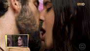 Reação de Deniziane ao ver beijo de Matteus e Isabelle - Foto: Reprodução / Globo