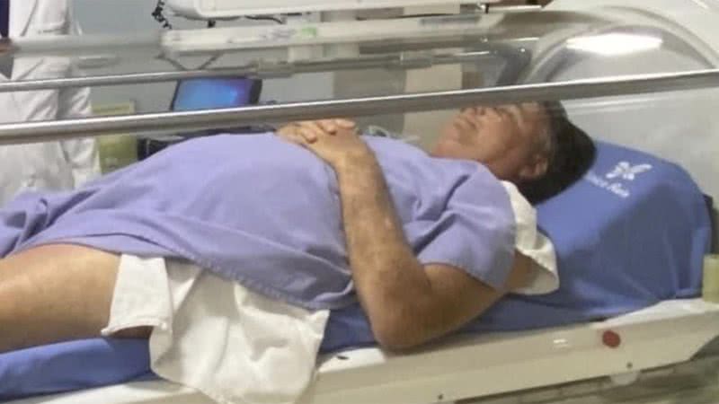 Jair Bolsonaro no hospital - Foto: Reprodução / Instagram