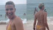 Bruna Linzmeyer surge em situação de risco na praia e fãs alertam - Foto: Reprodução / Instagram