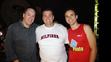 Paulo Ventura, Nilson Tadeu Alle e o treinador Frederico Miguel - Marcelo Stammer
