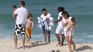 Giovanna Antonelli vai à praia da Barra da Tijuca, no Rio de Janeiro, com a família - AgNews/Dilson Silva