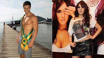 Dulce Maria estaria namorando o Mister Brasil 2011 Lucas Malvacini - Fotomontagem