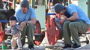 Owen Wilson se diverte com o filho Robert em um parque de Los Angeles - The Grosby Group