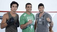 Vitor Belfort contracena com Rodrigo Simas e Dudu Azevedo em 'Fina Estampa' - Divulgação/ Rede Globo