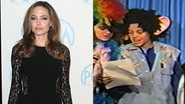 Veja Angelina Jolie cantando aos 12 anos - Getty Images/ Reprodução